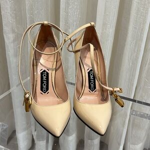 Tom Ford | Shoes | Tom Ford Patent Nude Locket Heels | Poshmark